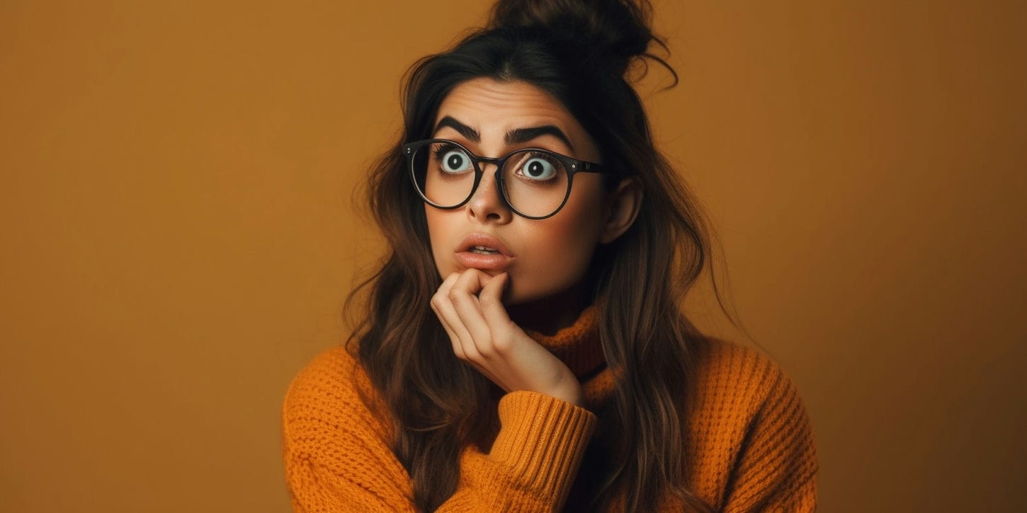 Une belle jeune femme qui se demande ce qu'est le bonheur?