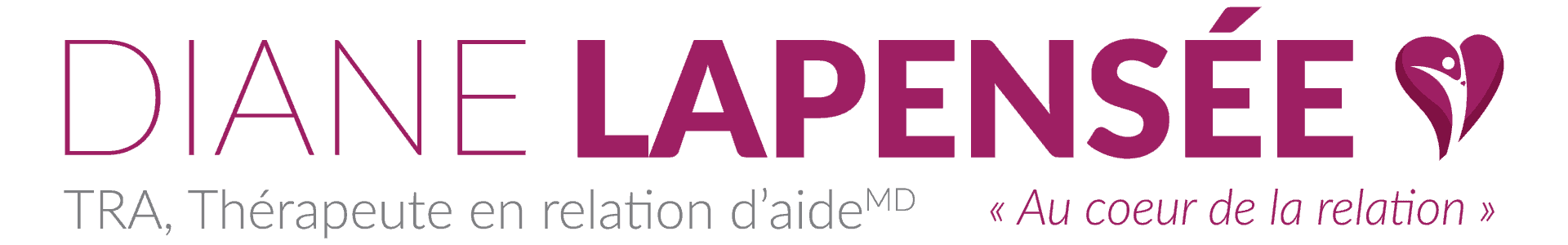 logo-diane-large Thérapie relationnelle par Diane Lapensée TRA, Thérapeute en relation d'aide